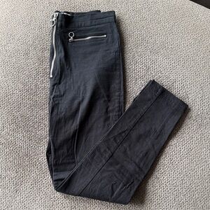 Urban Outfitters Black Pants with Zipper Accent